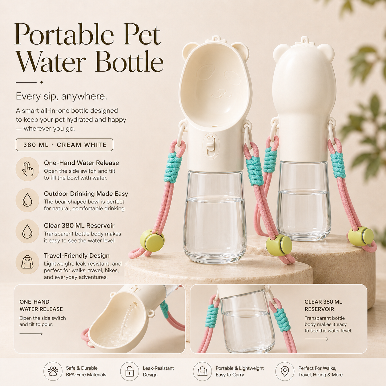 Travel Water Bottle